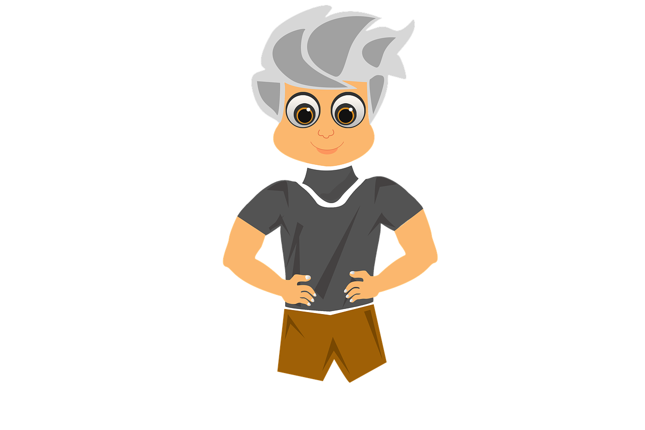 boy cartoon man free photo