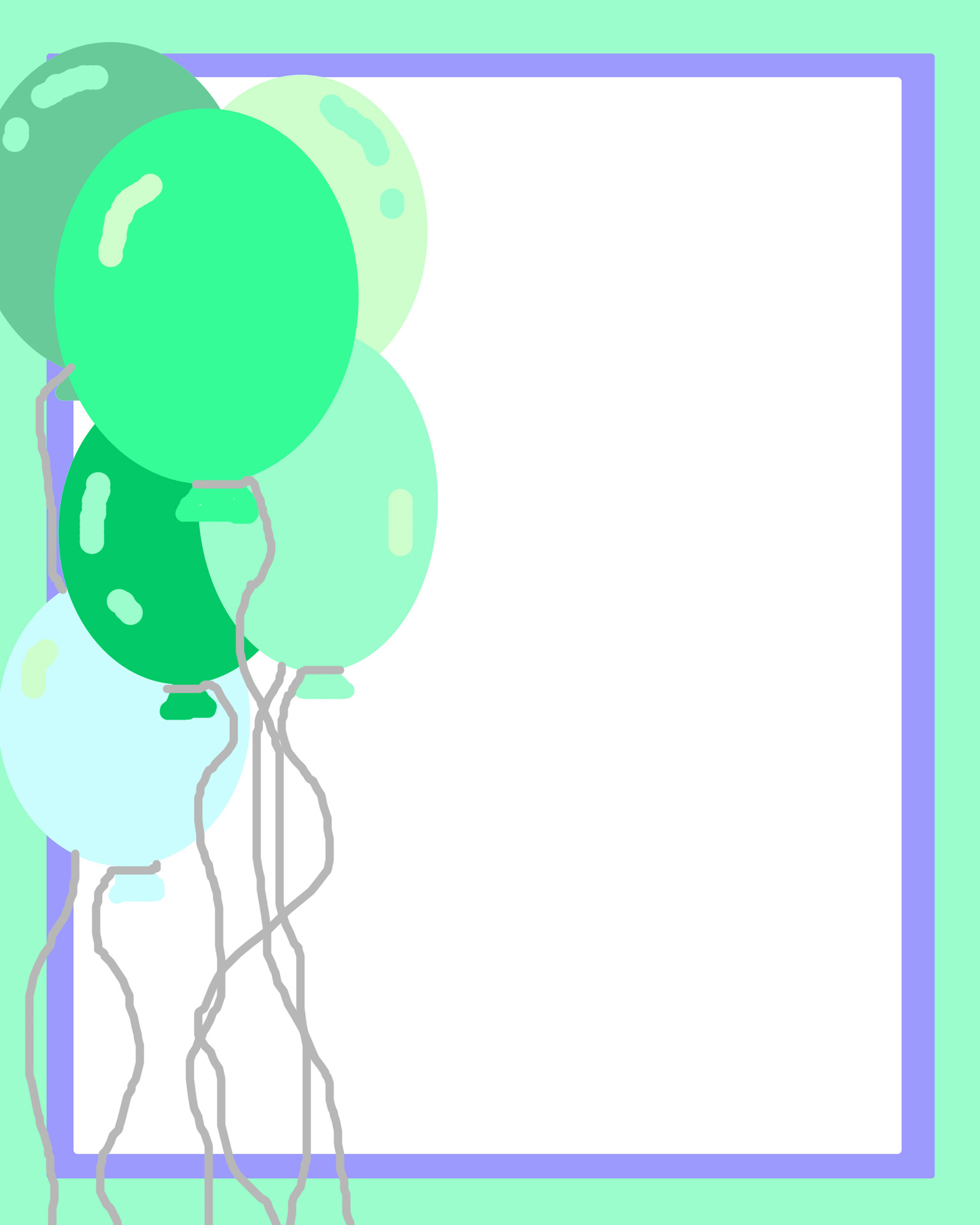 blue green balloon free photo