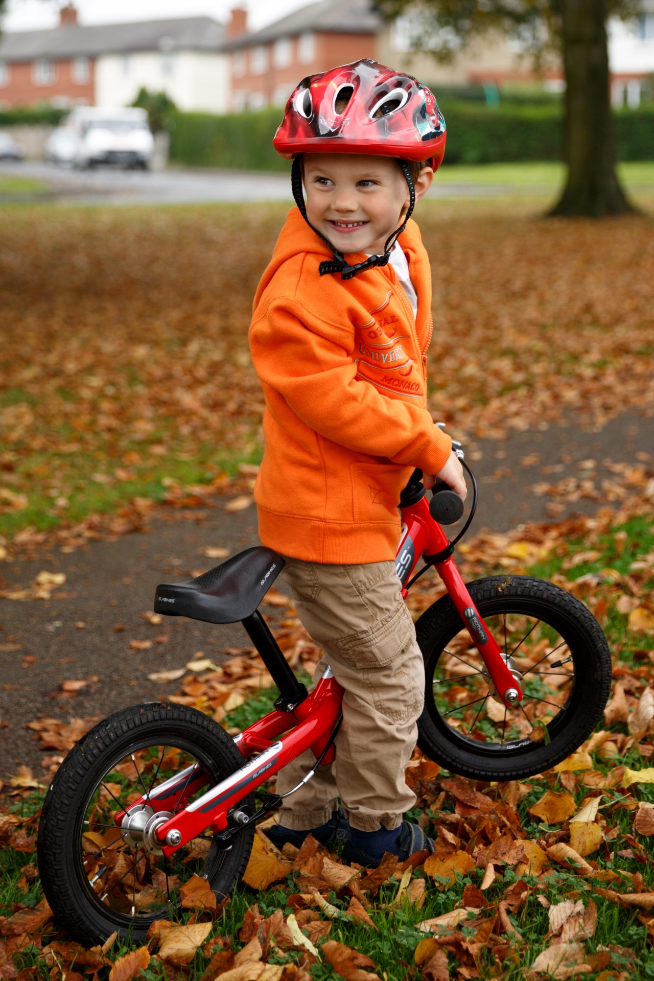 autumn bicycle boy free photo