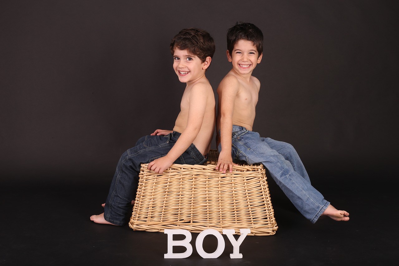 boys  twins  child free photo