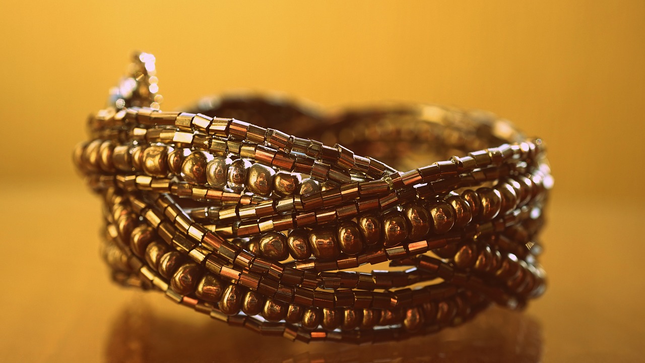 bracelet gold jewellery free photo