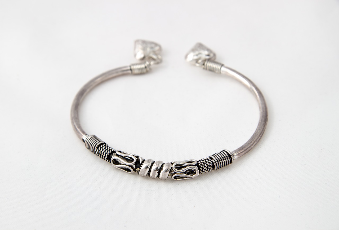 bracelet metal silver free photo