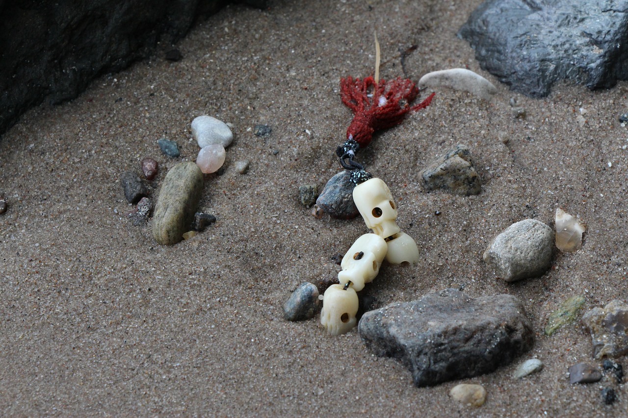 bracelet sand beach free photo