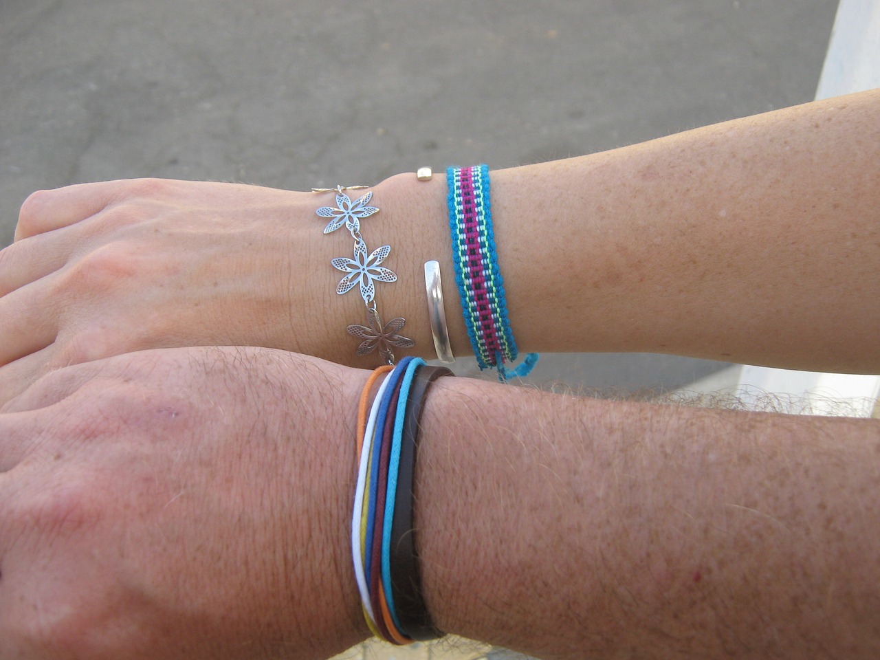 bracelet blue two free photo