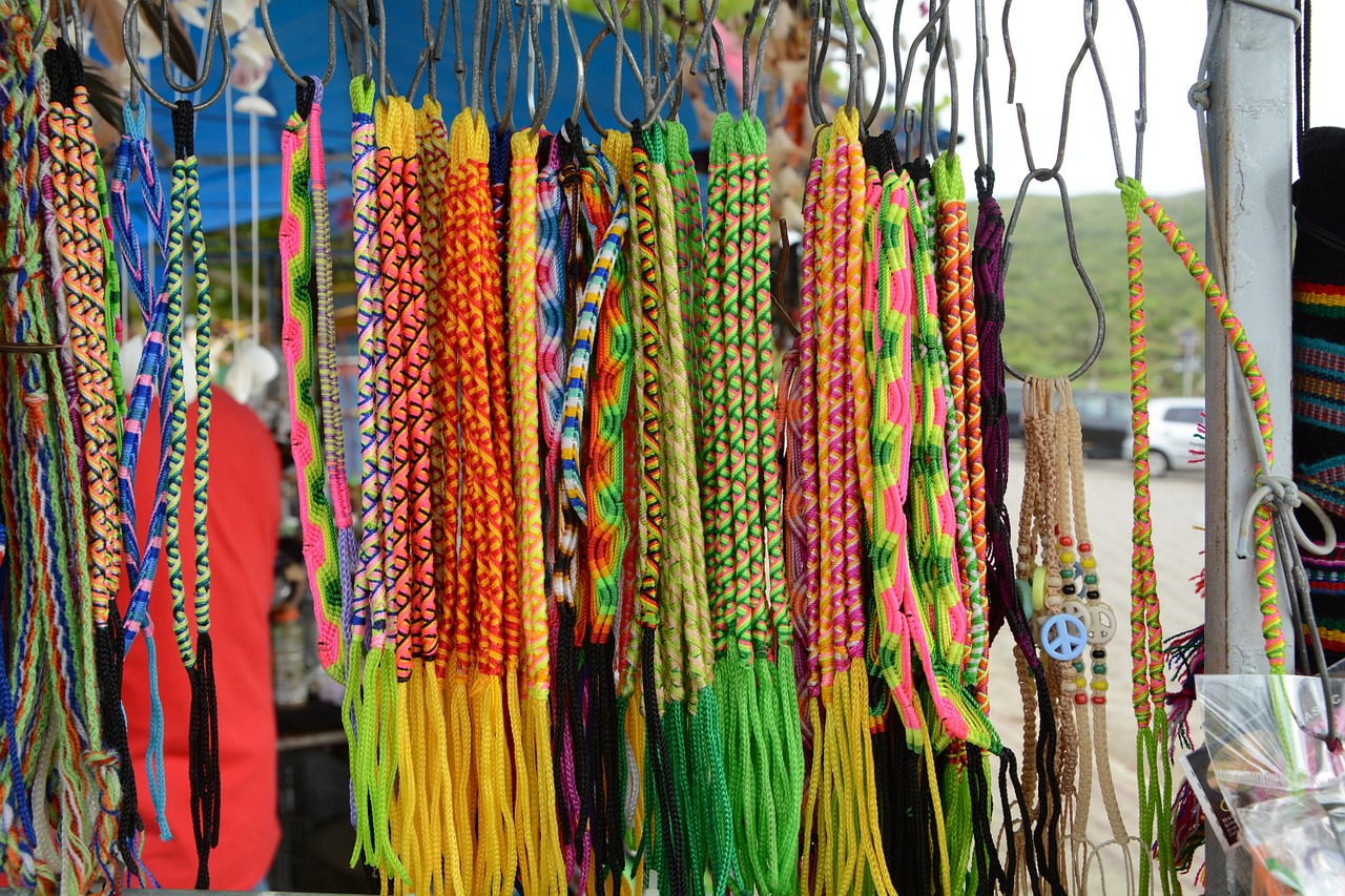 bracelets beach colors free photo