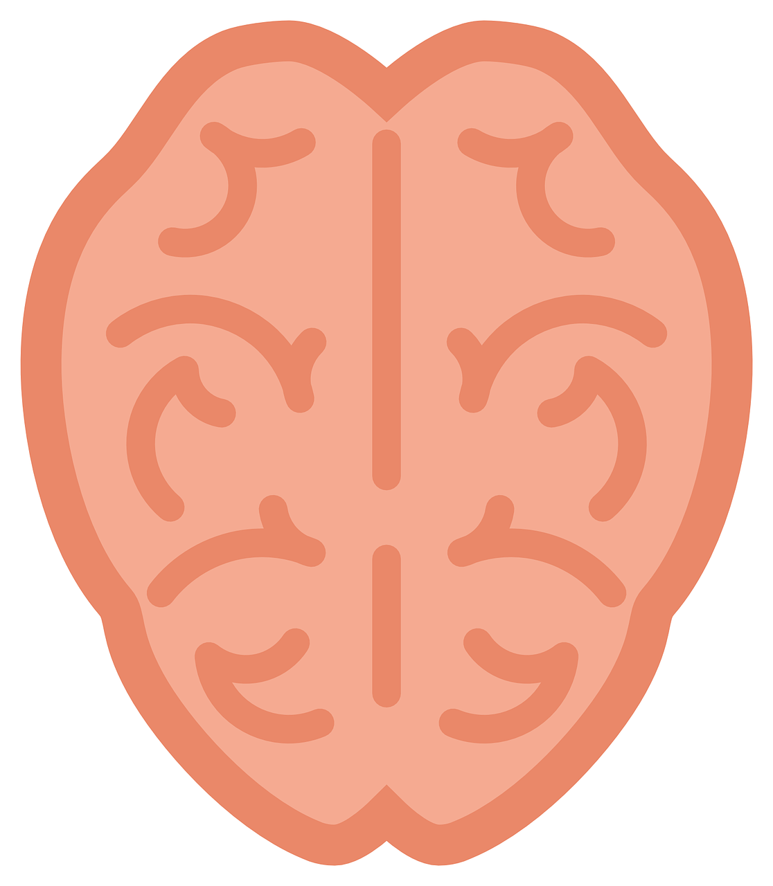 brain human top-view free photo