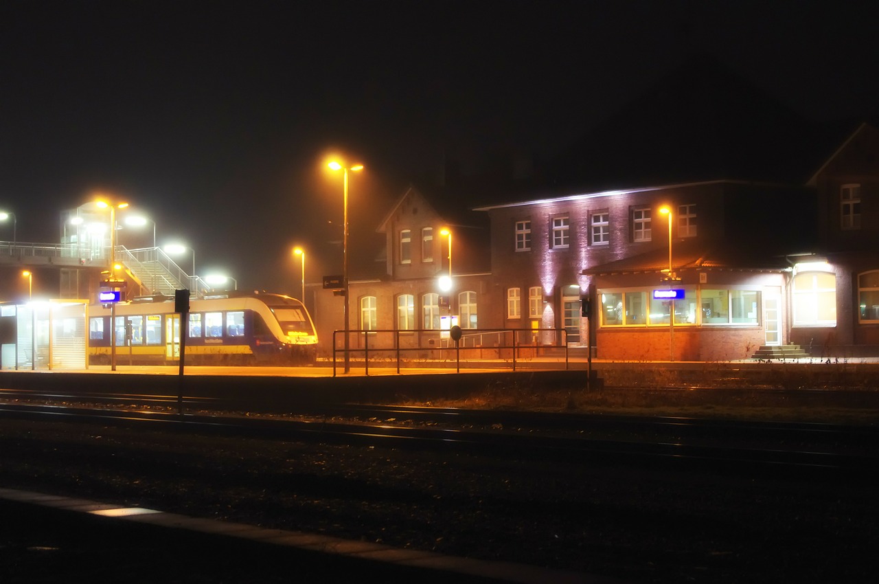 bramsche germany train station free photo