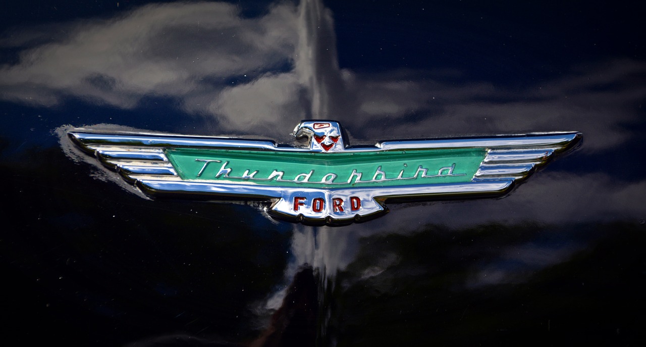 brand thunderbird ford free photo