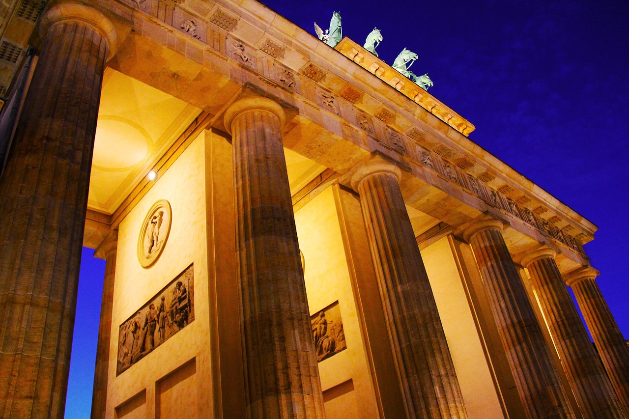 brandenburg gate potsdamer platz travel free photo