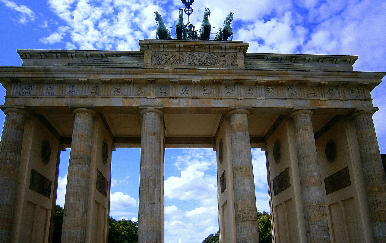 brandenburg gate paris burst berlin free photo