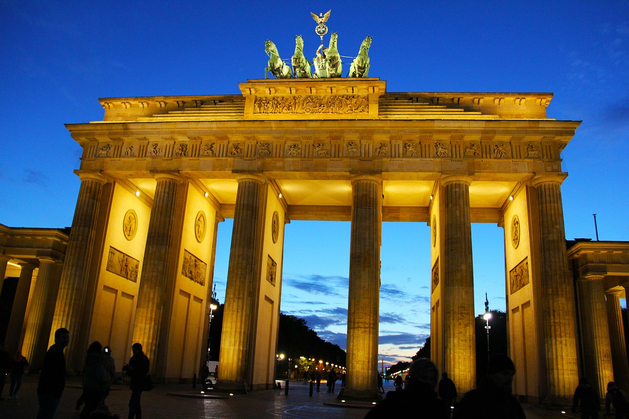 brandenburg gate potsdamer platz travel free photo