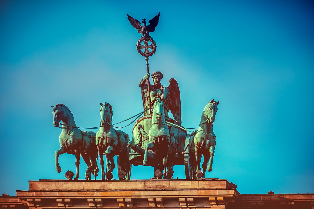 brandenburg gate  berlin  architecture free photo