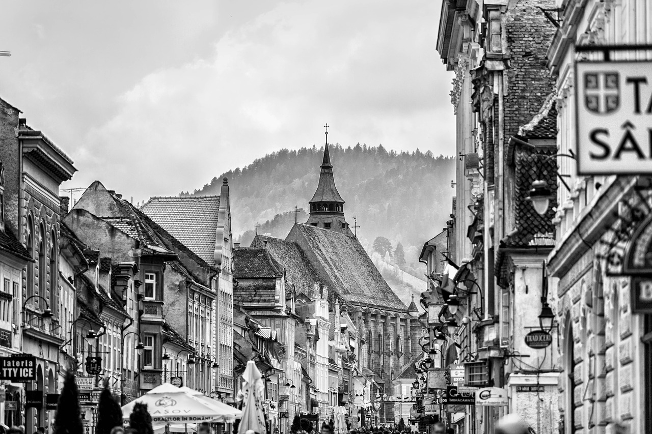 brasov cityscape transylvania free photo