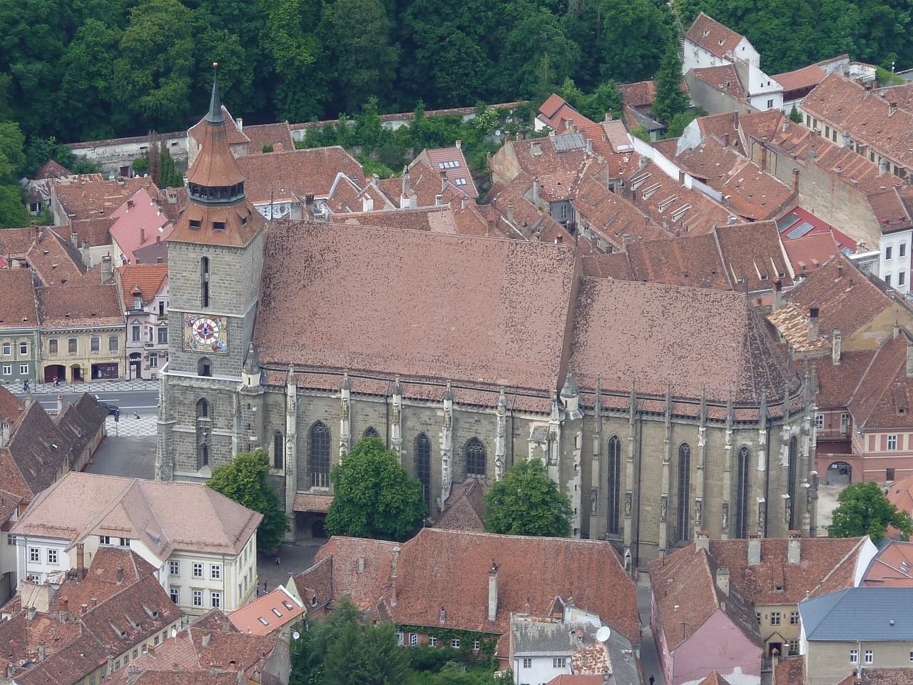 brasov black church free photo