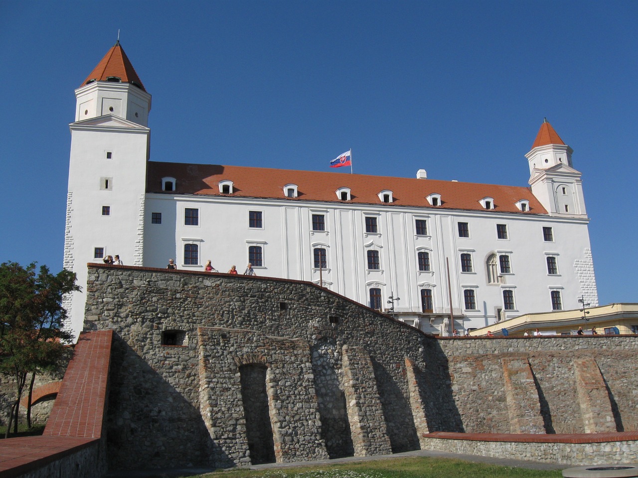 bratislava castle city free photo