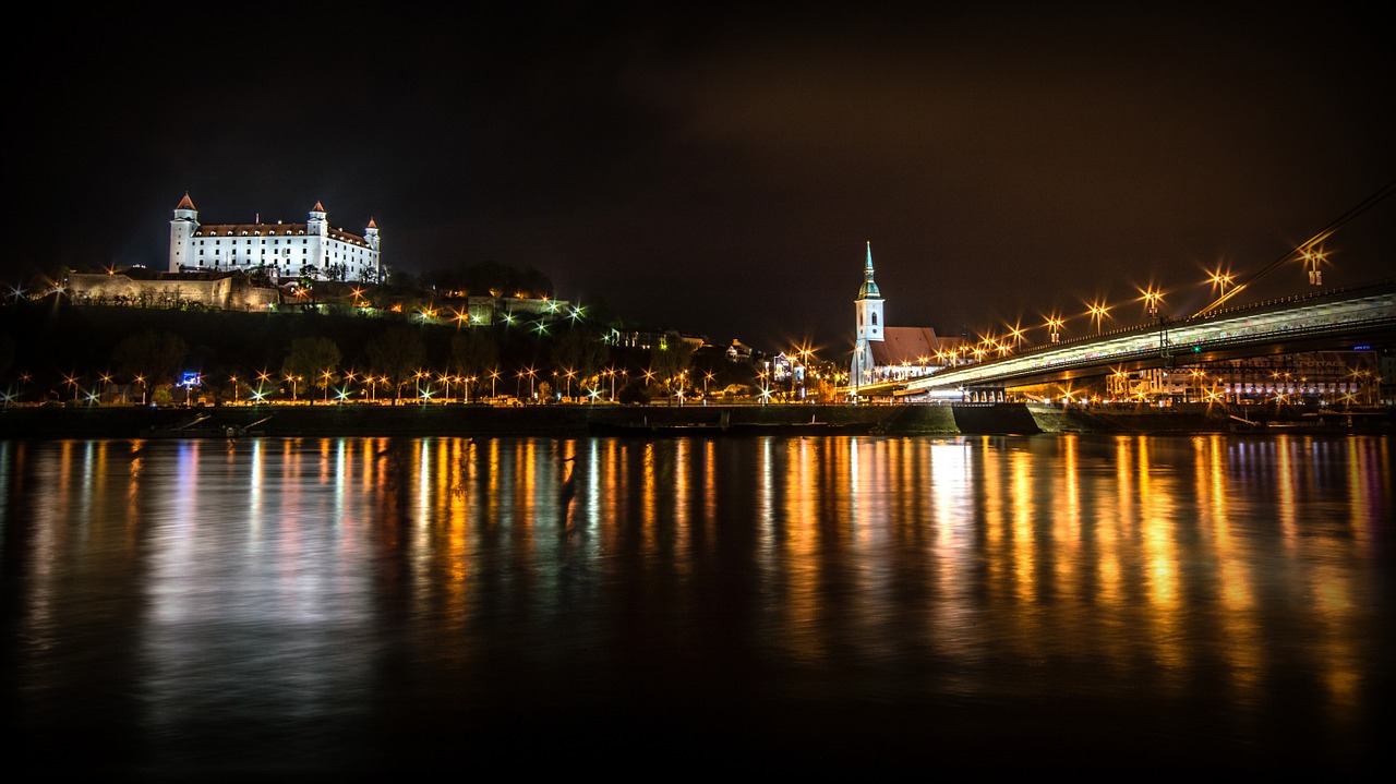 bratislava the danube river free photo