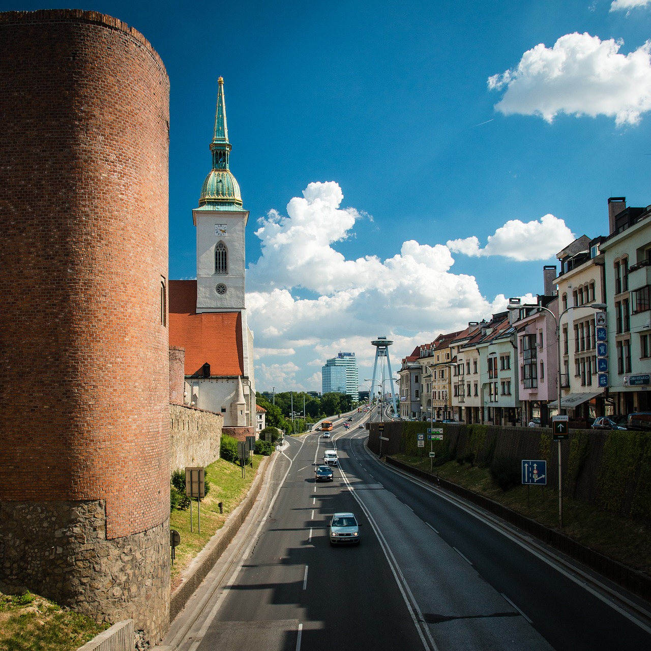 bratislava slovakia most snps free photo