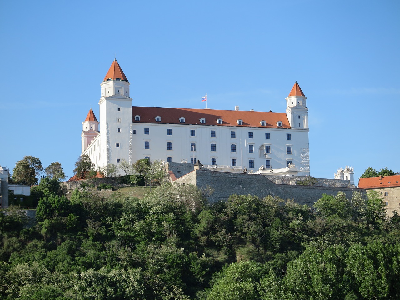 bratislava holidays river crossing free photo