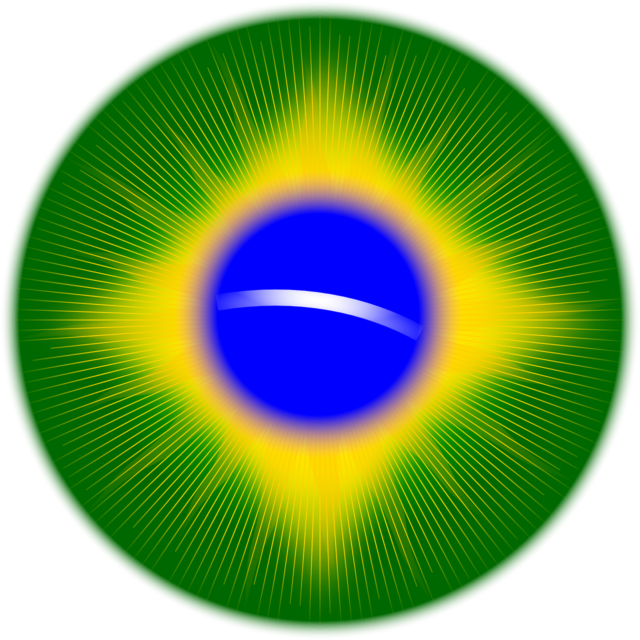 brazil flag circle free photo
