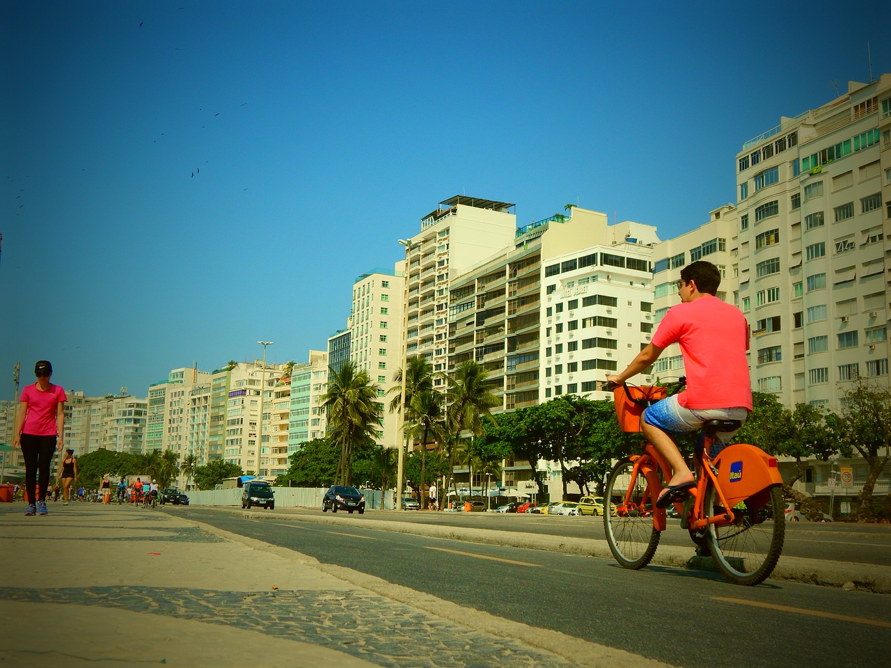 brazil sky cyclist free photo