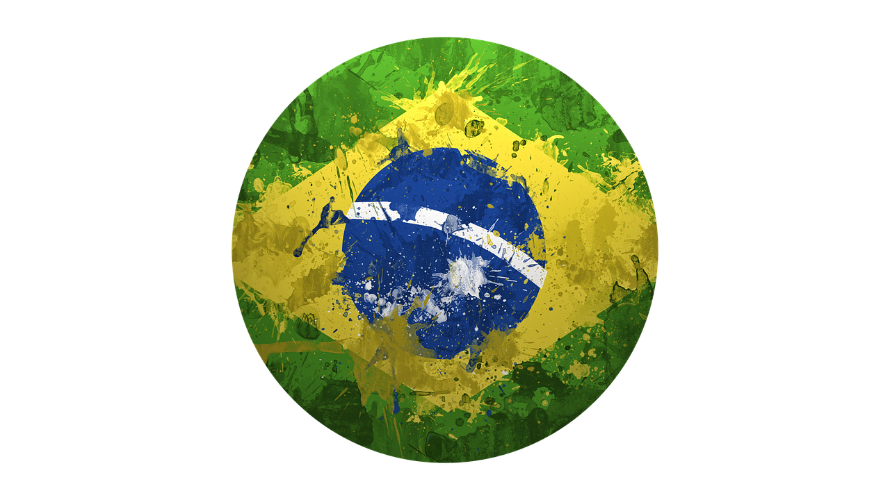 brazil flag in free photo