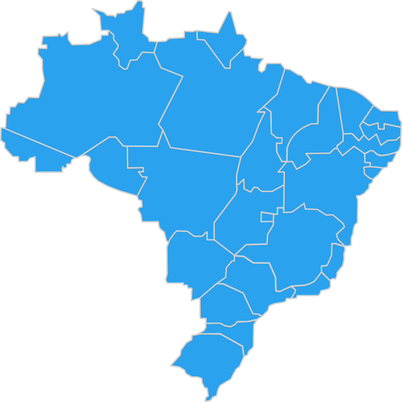 brazil map geography free photo
