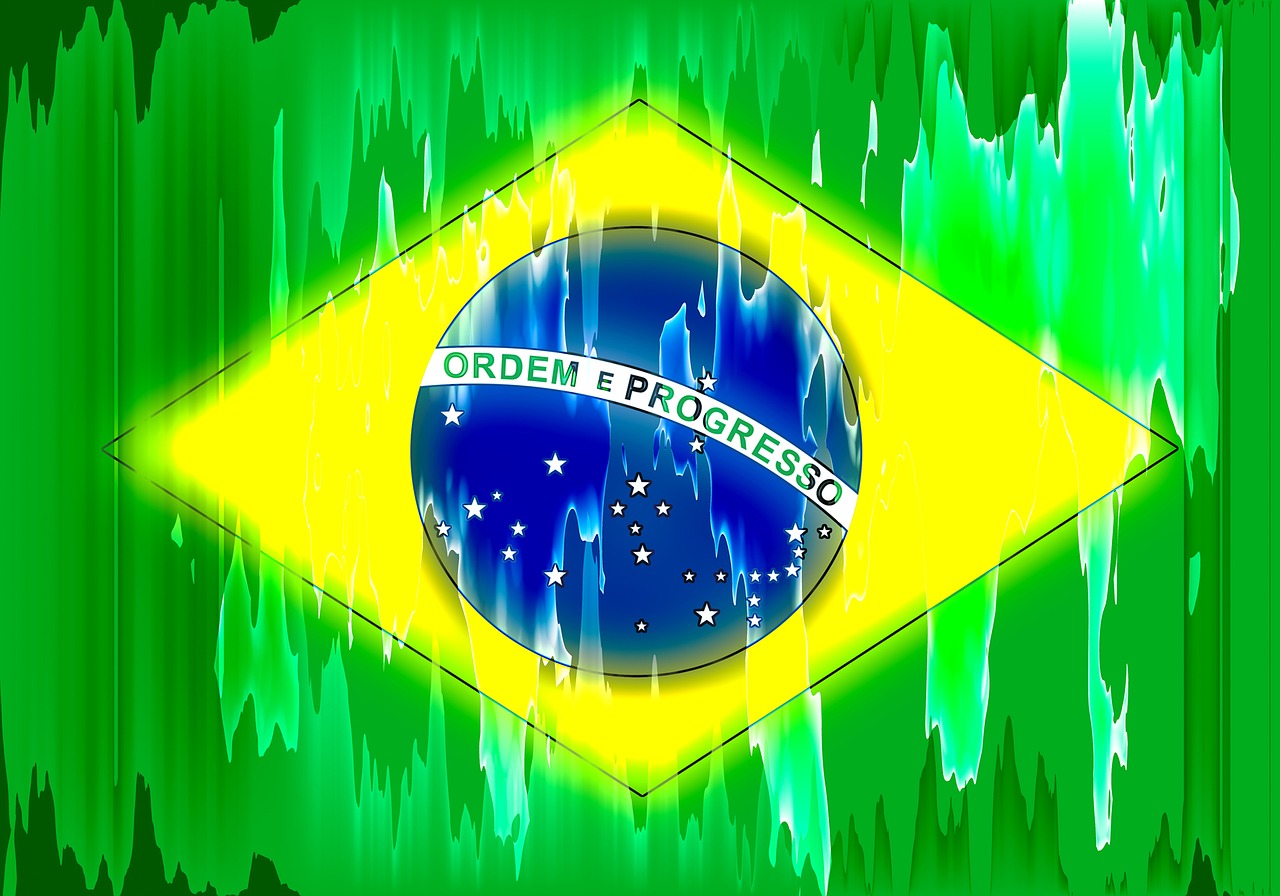 brazil  national flag  flag free photo