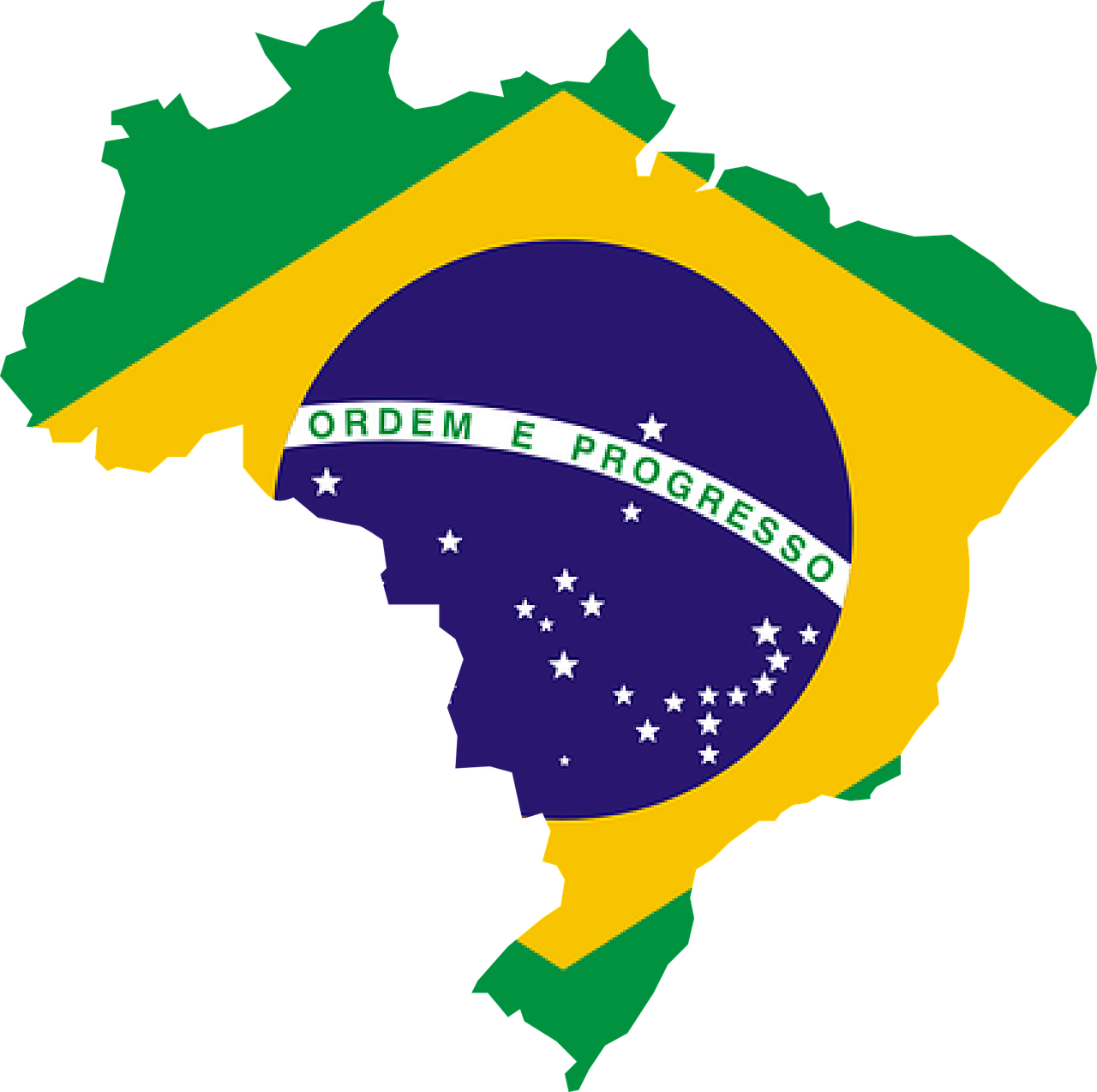brazil map flag free photo