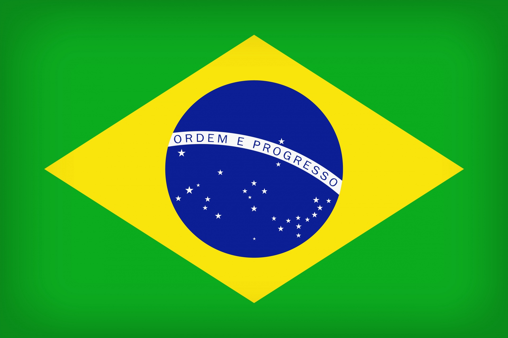 brazil flag heart shape free photo