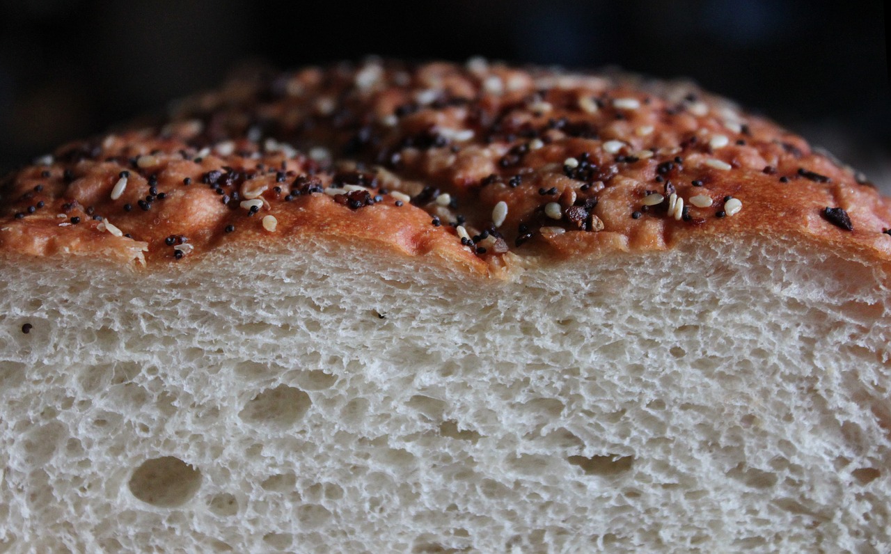 bread bakery sesame seed free photo