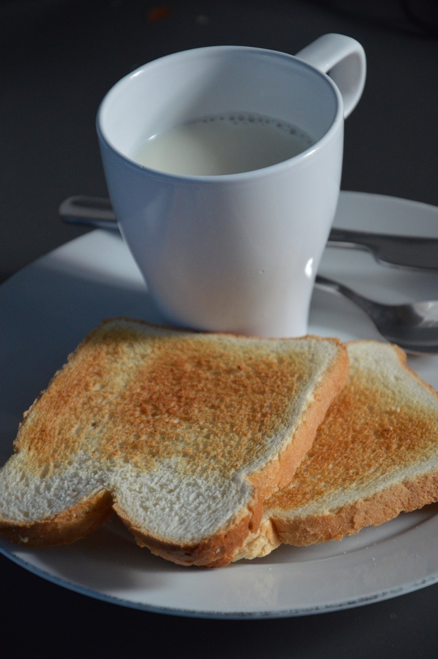 bread mug breakfast free photo