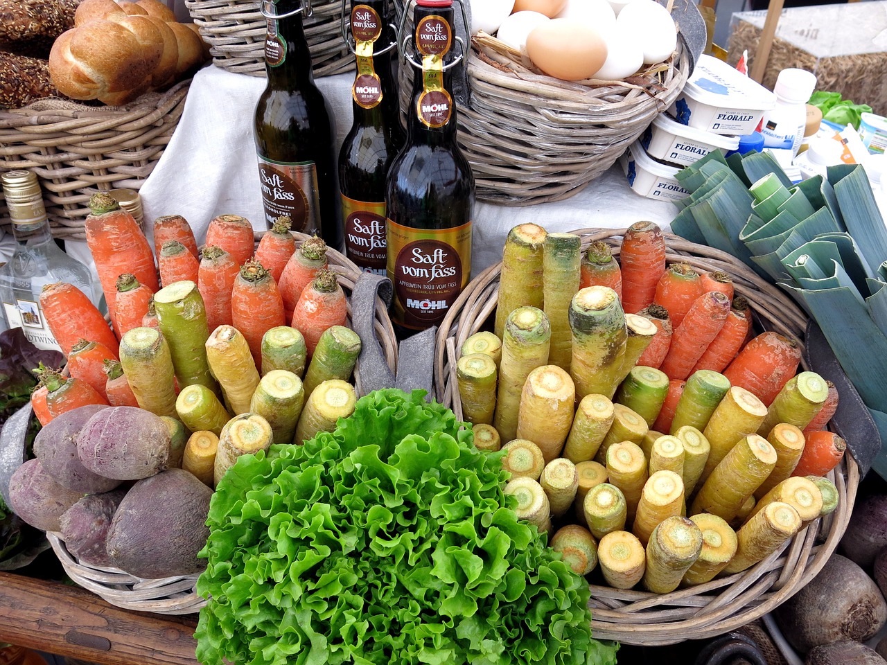 vegetables basket egg free photo