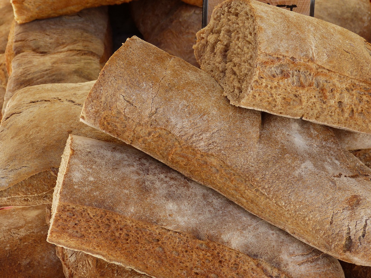 bread market market stall free photo