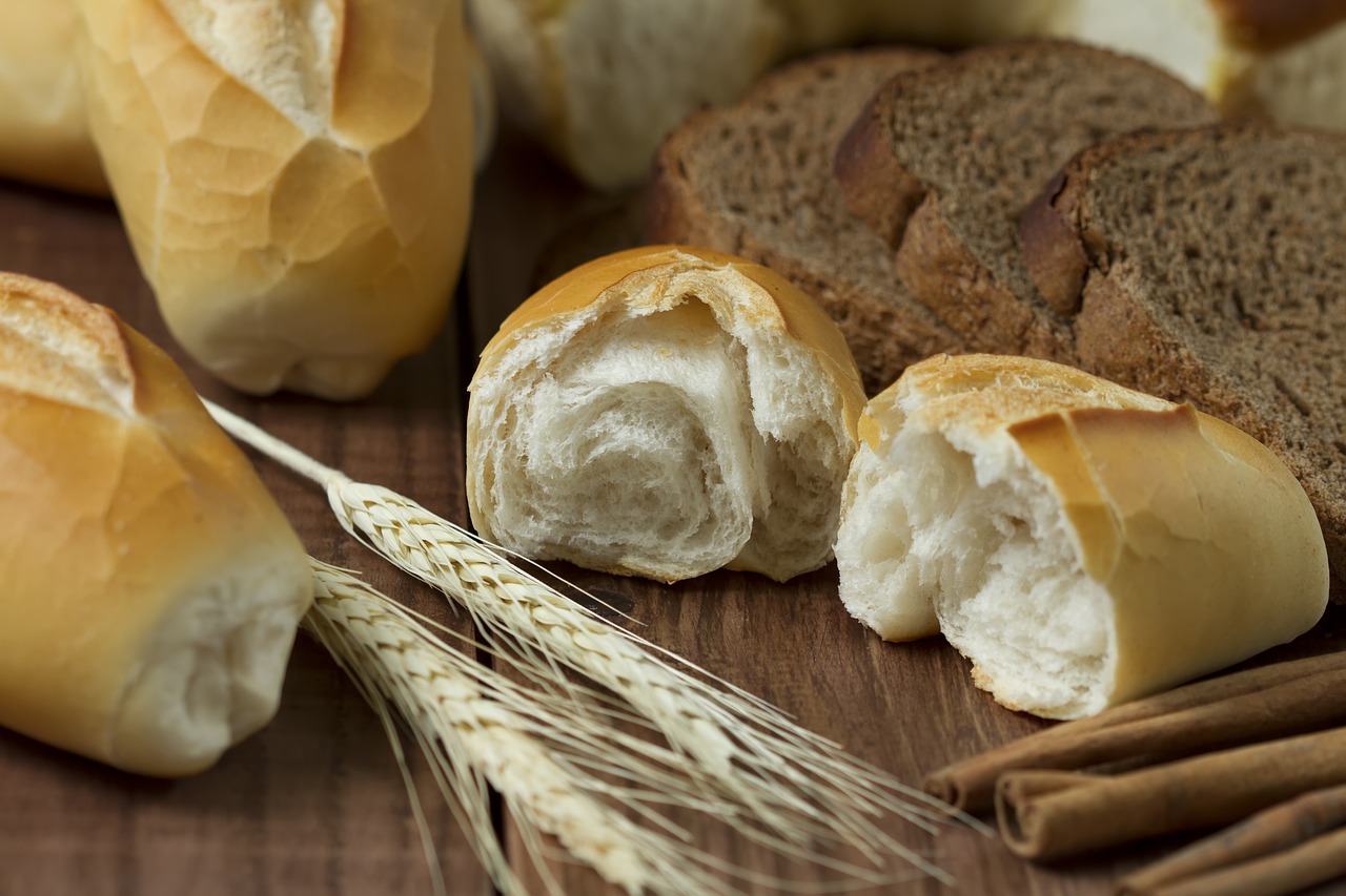 bread food white free photo