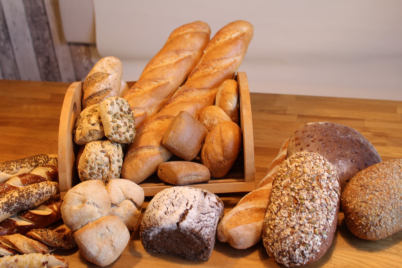 bread roll baked goods free photo