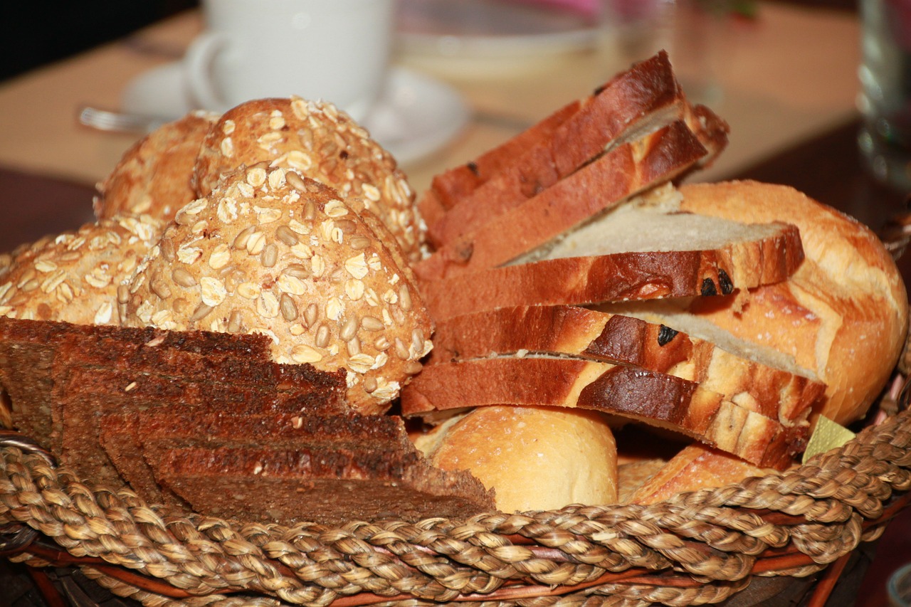 bread breadbasket breakfast free photo