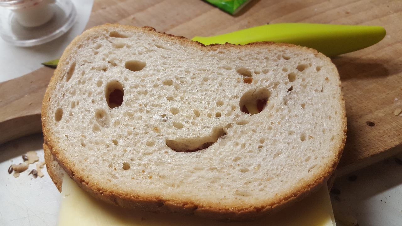 bread eating loaf free photo