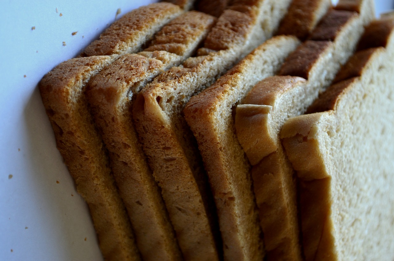 bread stack slices free photo