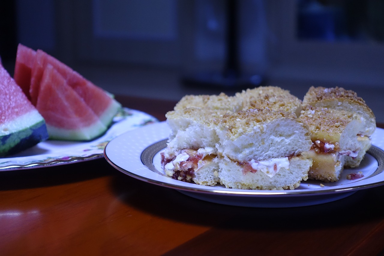 bread  watermelon  food free photo