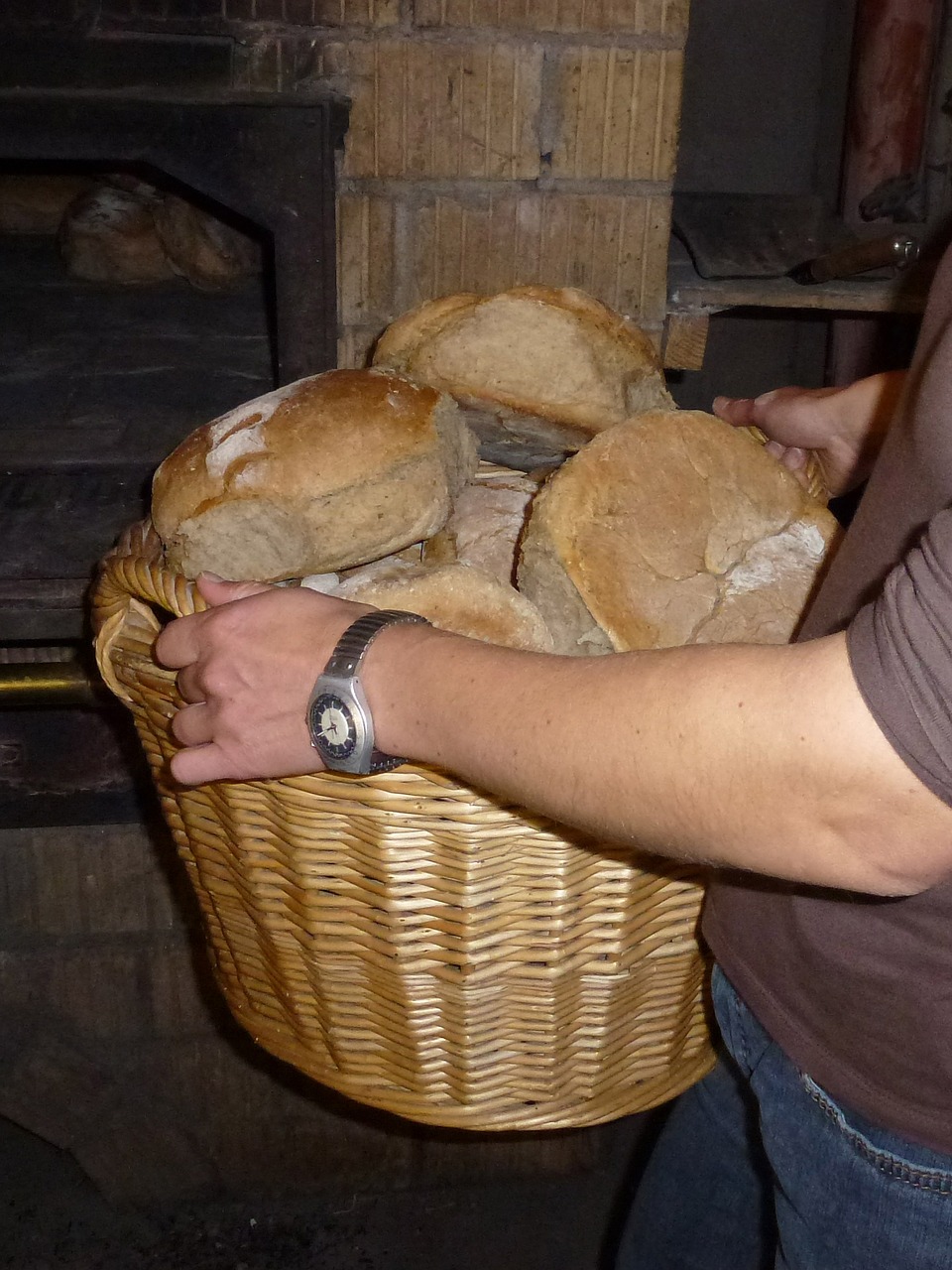 bread bake oven free photo
