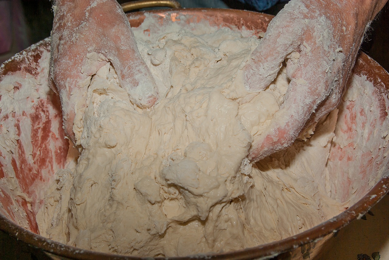 bread dough boulanger flour free photo