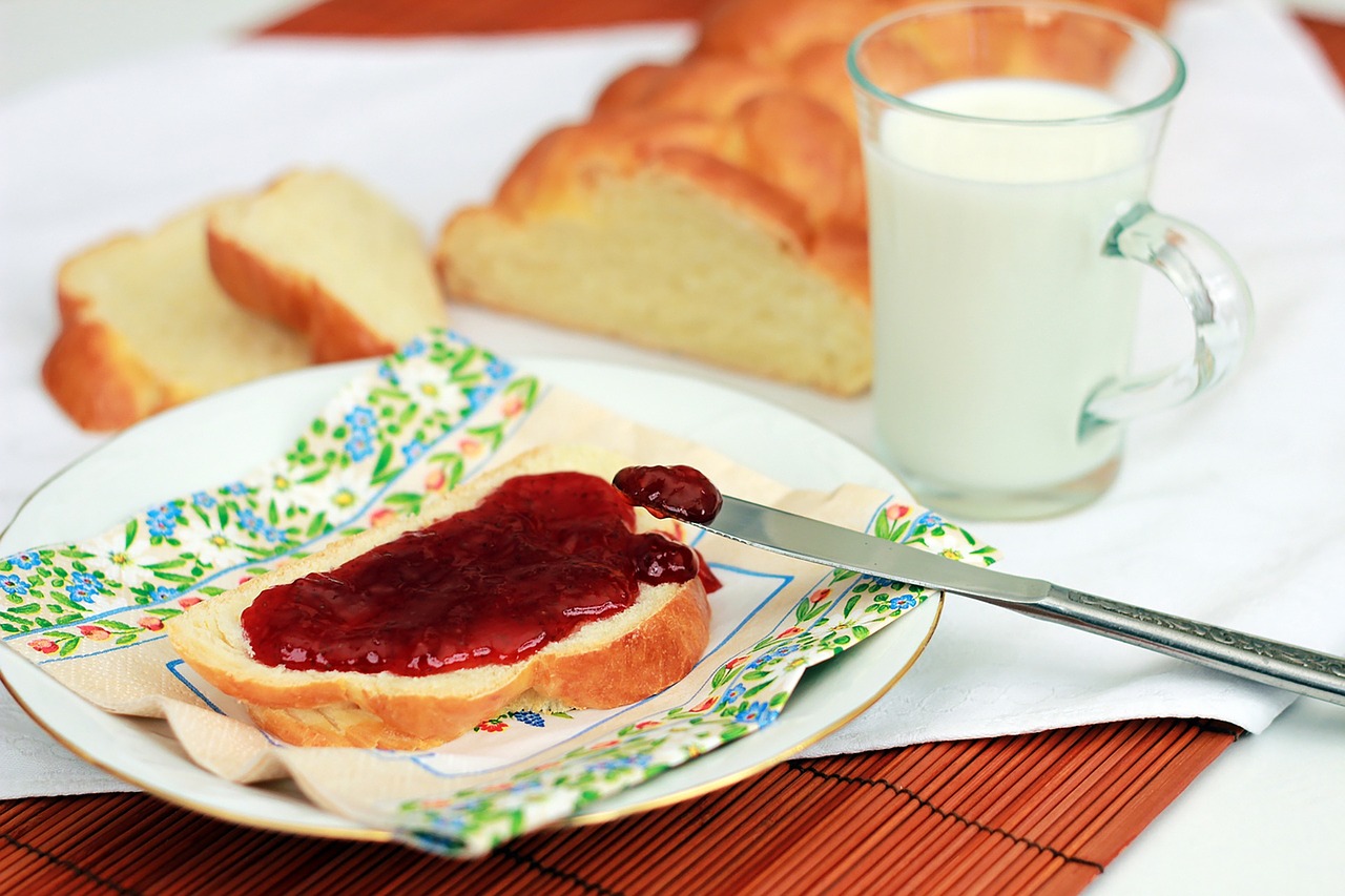 breakfast scone jam free photo