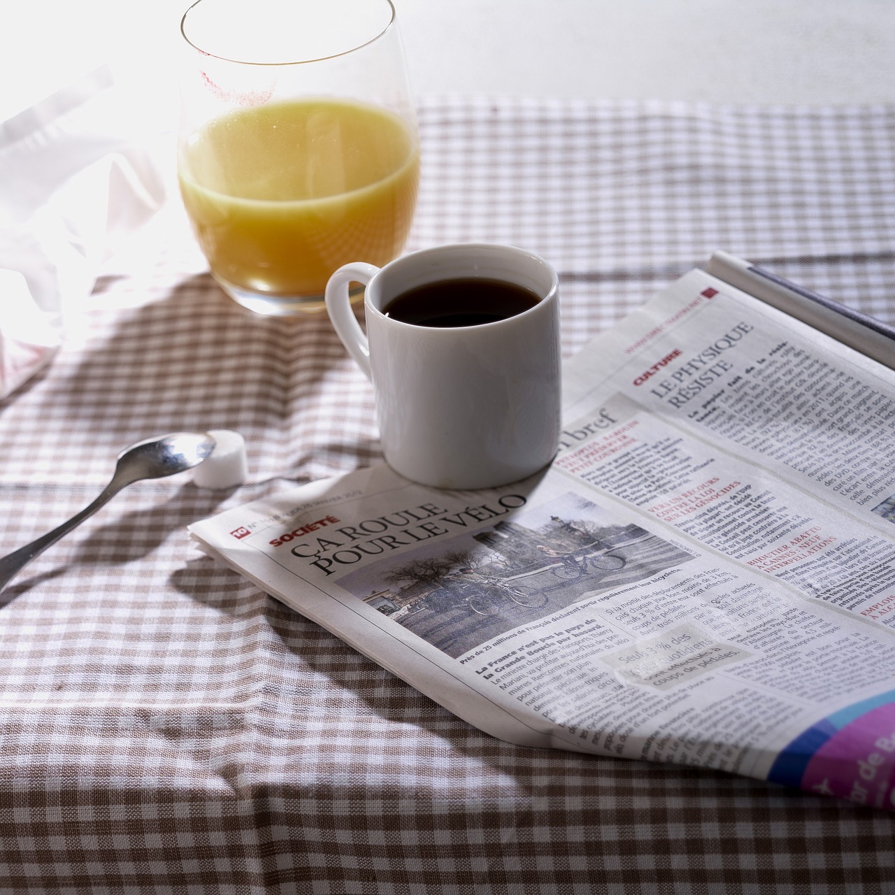 breakfast journal orange juice free photo
