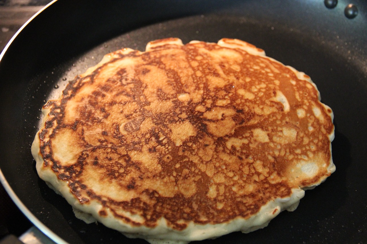 breakfast pancake golden free photo