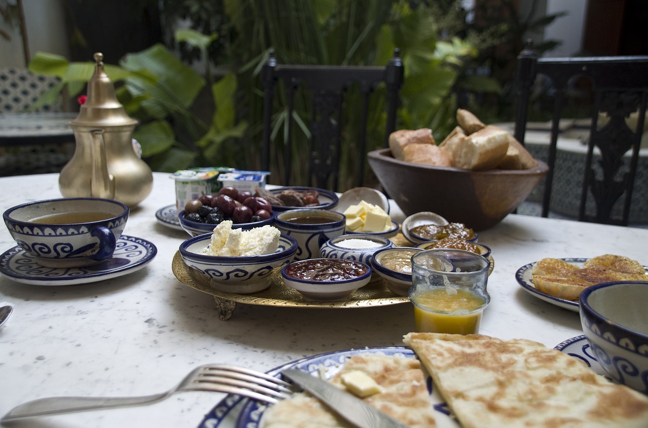breakfast moroccan morocco free photo