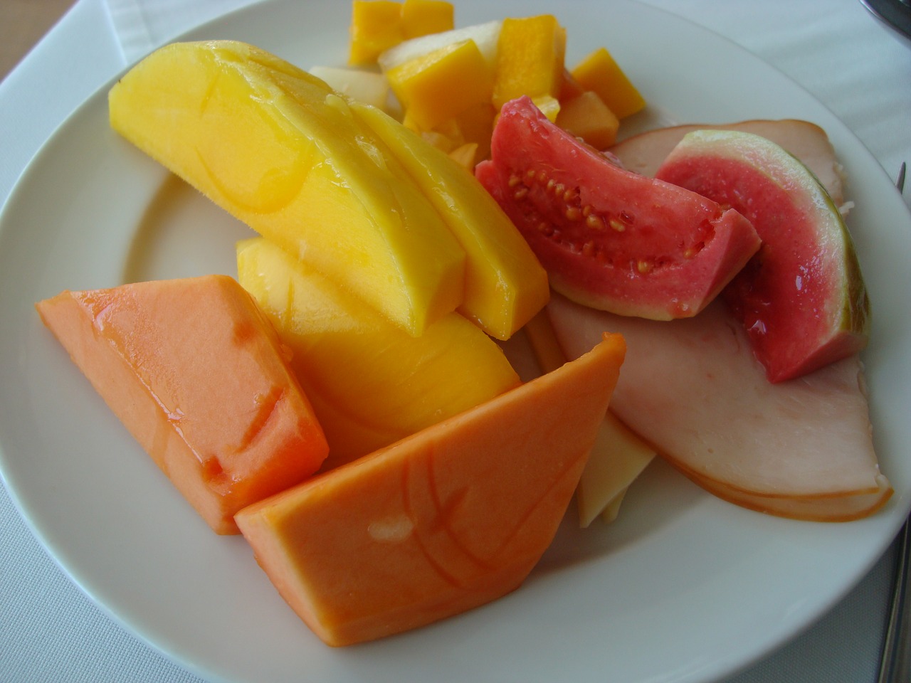 breakfast fruits fresh free photo