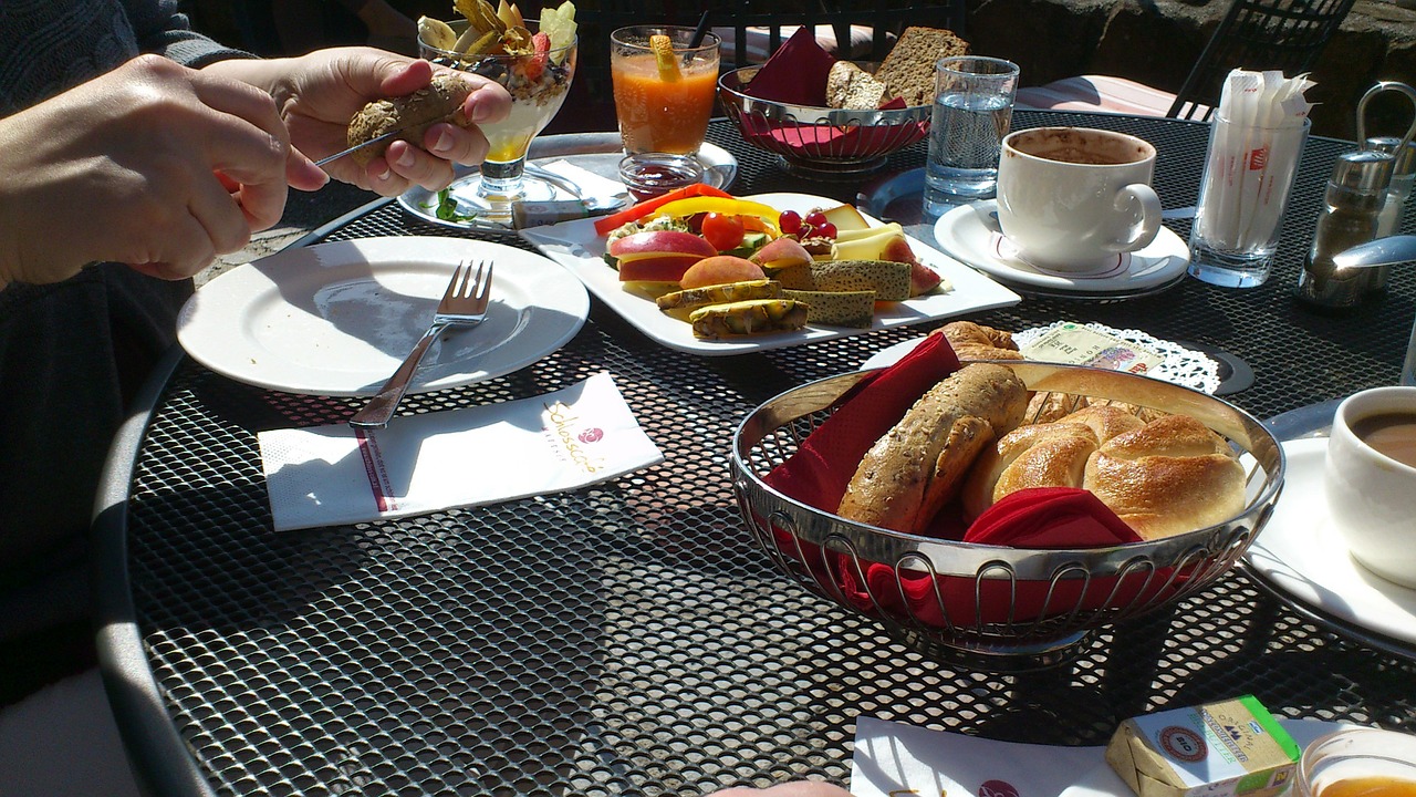 breakfast bread jam free photo