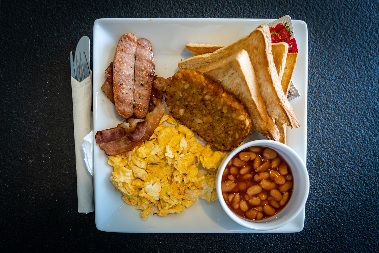 breakfast  toast  food free photo