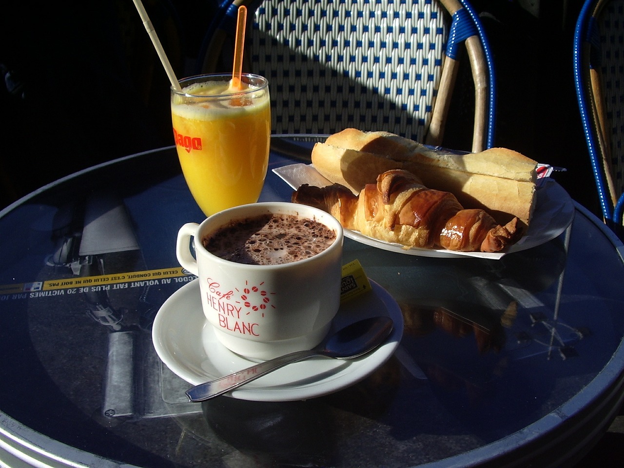 breakfast french coffee free photo