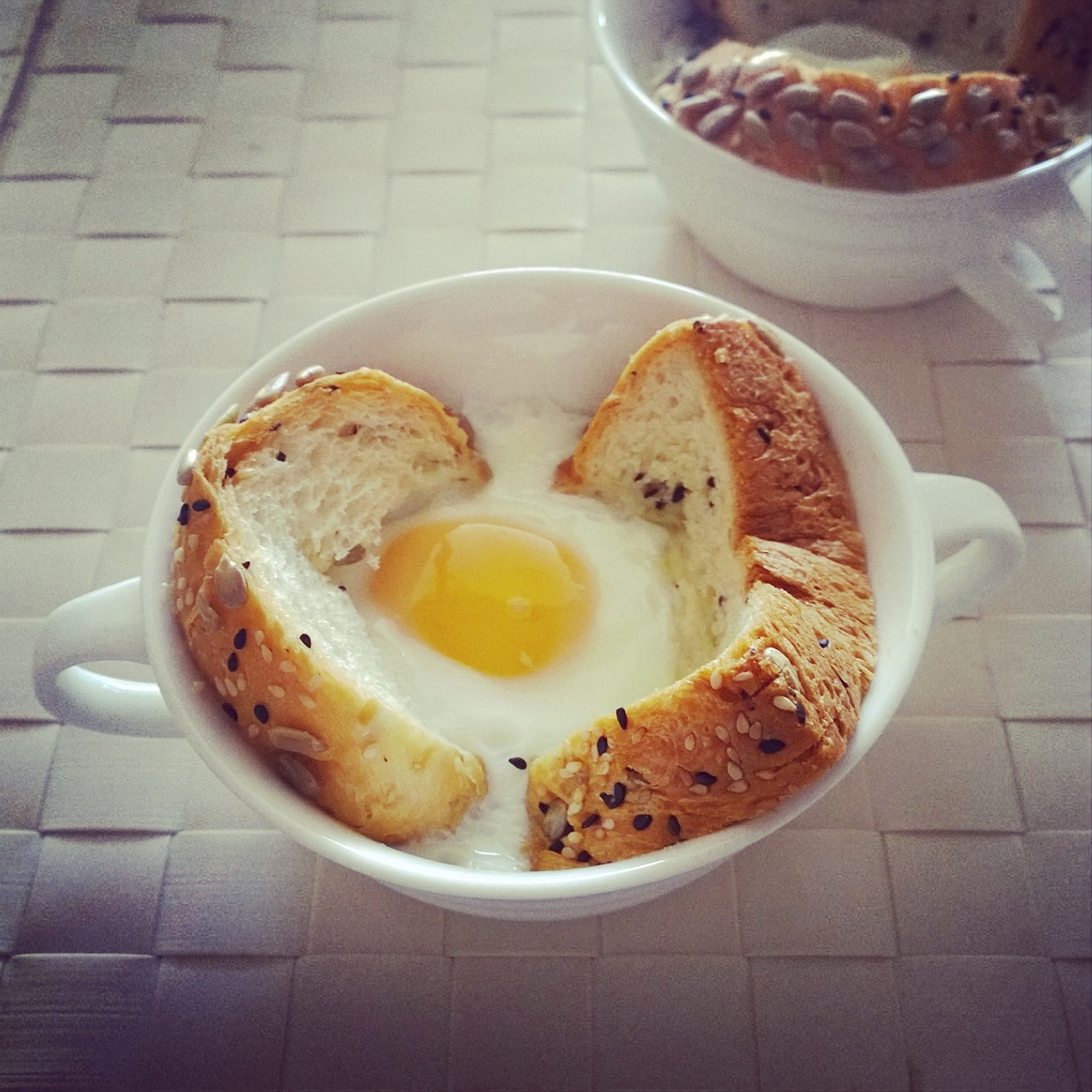 breakfast bread egg free photo